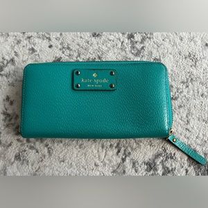 Kate Spade Leather Zip Around Wallet